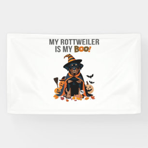 Lona El disfraz de rottweiler de Halloween Mi Rottweile