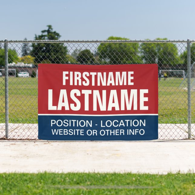 Lona El equipo de campaña de los personalizados para la (in situ)