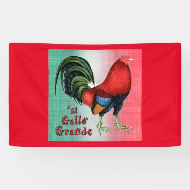 Lona EL Gallo grande (Horizontal)