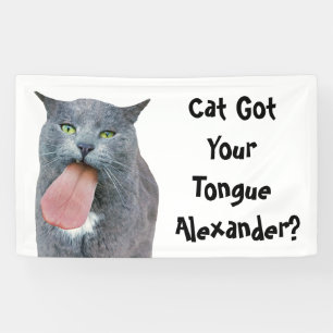 Lona ¿El Gato fiesta Tiene Su Lengua?