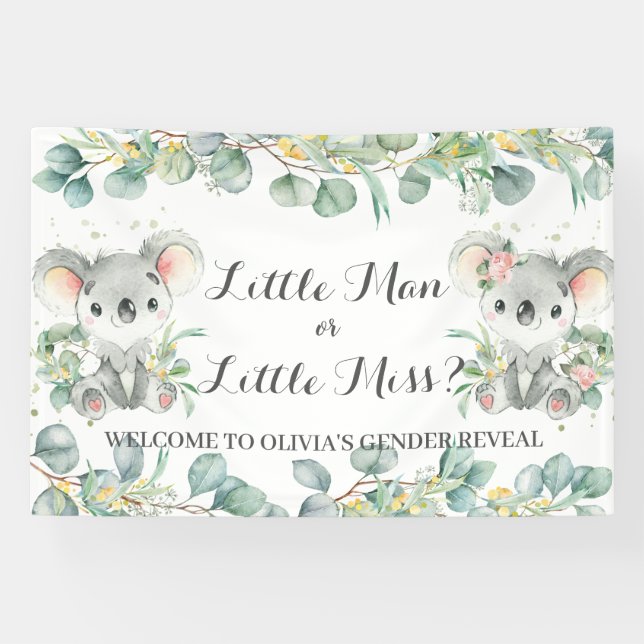 Lona El género de la vegetación de Koalas revela el con (Horizontal)