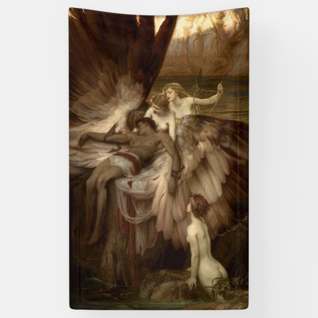 Lona El lamento por Lcarus de Herbert Draper 1898 (Vertical)