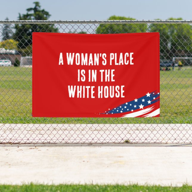 Lona El lugar de una mujer en la Casa Blanca (in situ)