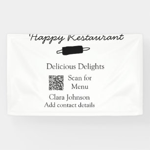Lona El menú de exploración de nombres de restaurantes
