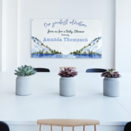 Lona El moderno paisaje invernal es nuestra más grande