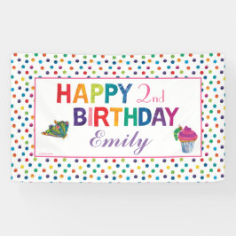 Lona El muy hambriento cumpleaños de la mariposa de la 