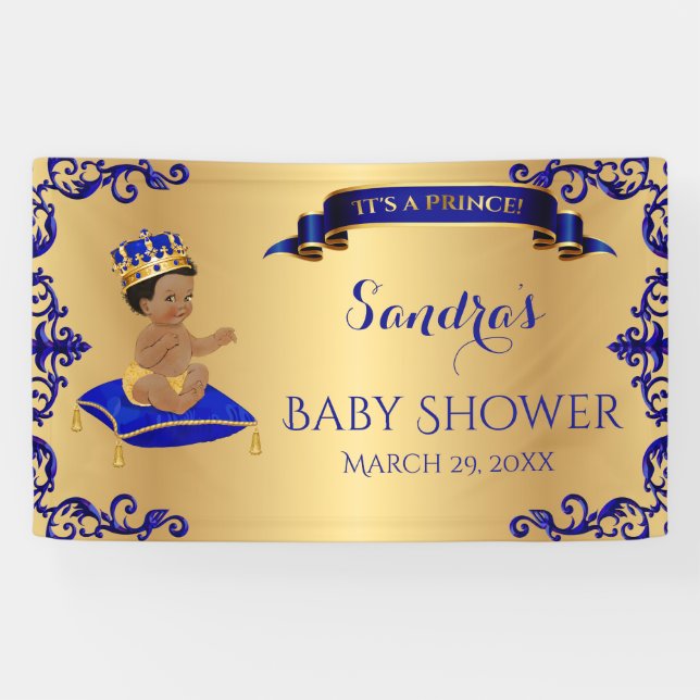 Lona El oro azul de los afroamericanos (Horizontal)