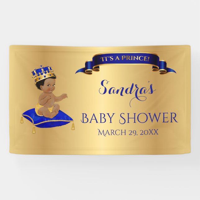 Lona El oro azul de los afroamericanos (Horizontal)