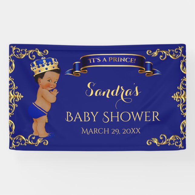 Lona El oro azul de los afroamericanos (Horizontal)