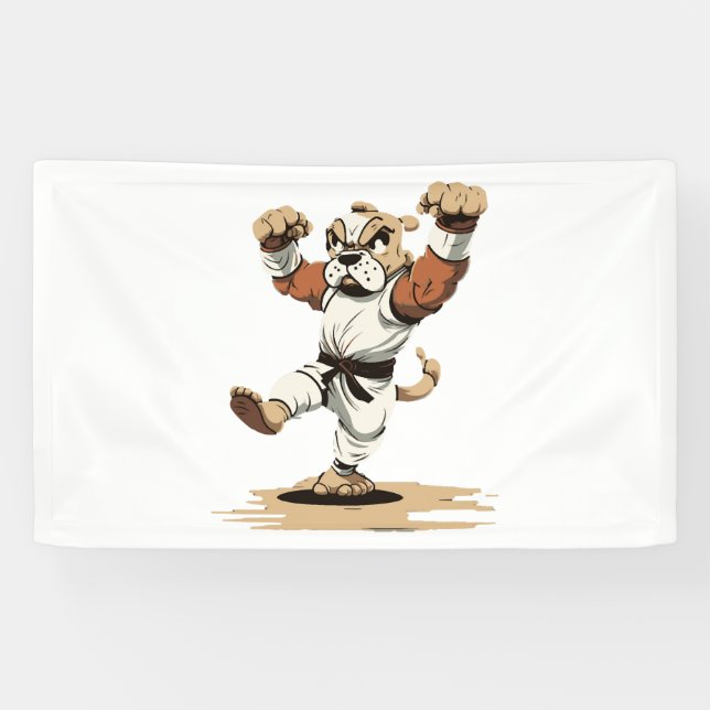 Lona El perro conoce a Karate (Horizontal)