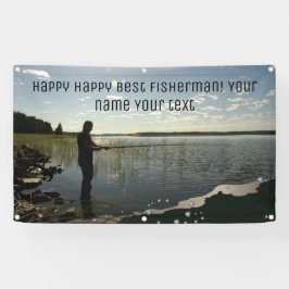 Lona El pescador. Pesca feliz