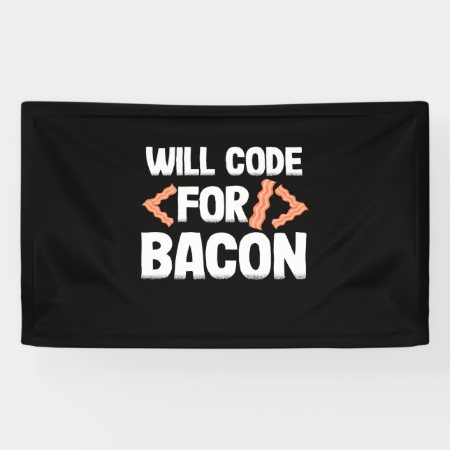 Lona El Programador Codificará El Bacon (Horizontal)