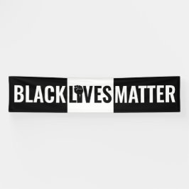 Lona El puño elevado, el negro y el blanco, la vida imp