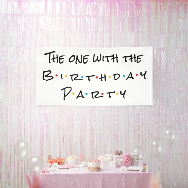 Lona El que tiene la fiesta de cumpleaños (Fiesta)