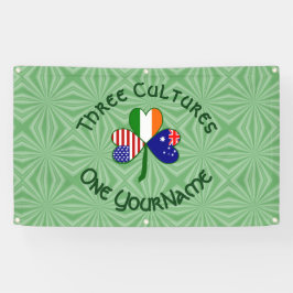 Lona El Shamrock americano australiano personalizado
