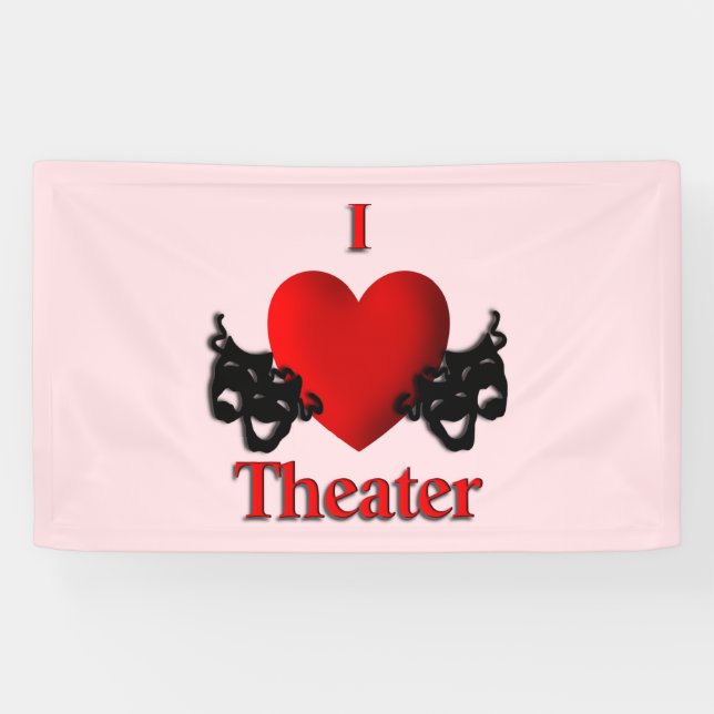 Lona El Teatro del Corazón Rosa (Horizontal)