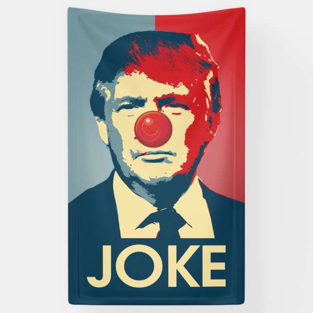 Lona El triunfo es un chiste - propaganda del (Vertical)
