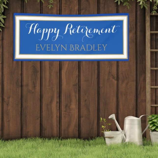 Lona Elección superior!Bandera de retiro feliz/varios c (Subido por el creador)