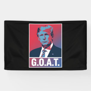 Lona Elecciones de Trump GOAT 2024