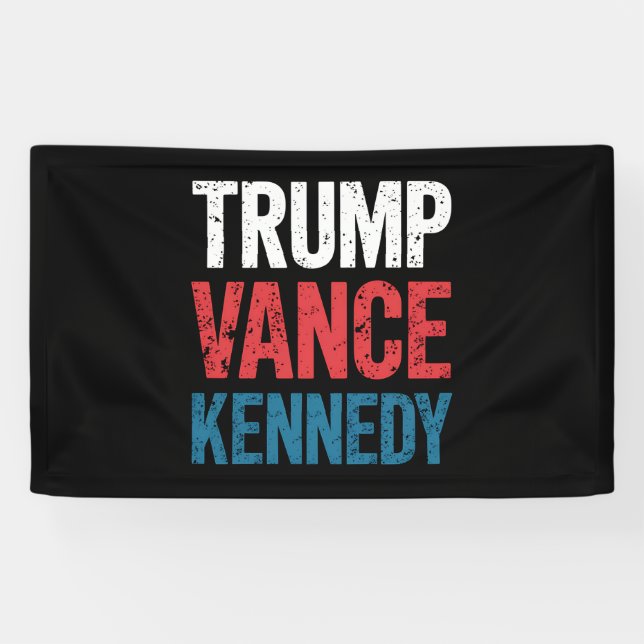 Lona Elecciones de Trump Vance Kennedy 2024 (Horizontal)