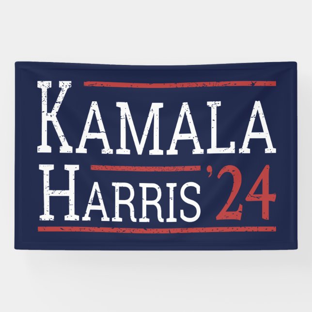 Lona Elecciones Kamala Harris 2024 I (Horizontal)