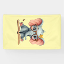 Elefante Bebé Sabio