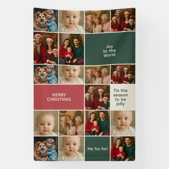 Lona elegance big life images collage Christmas (Vertical)