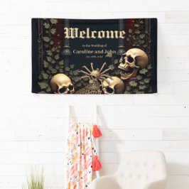 Lona Elegancia gótica oscura. Impresionante arco