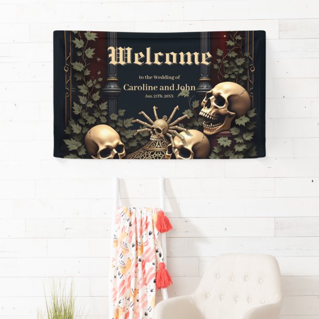 Lona Elegancia gótica oscura. Impresionante arco (In situ)