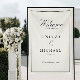 Lona Elegant Royal Ivory & Black Wedding
