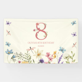 Lona Elegant Wildflower Butterfly 8th Birthday Party