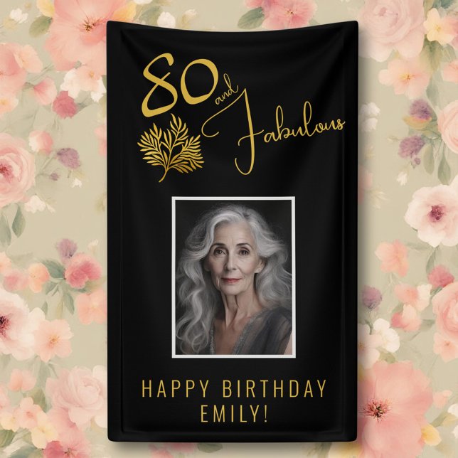 Lona Elegante 80 y fabulosas pelucas 80º cumpleaños fot (Subido por el creador)