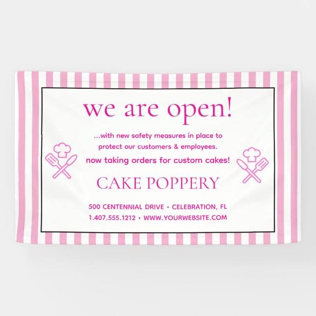 Lona Elegante a rayas (Horizontal)