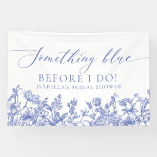 Lona Elegante Algo Azul Antes De Hacer Ducha Bridal