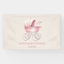 Elegante Baby Shower de portaequipajes para bebés