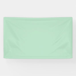 Lona Elegante Banner de Evento Verde Menta