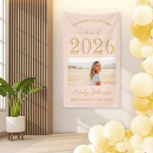 Elegante Besamanos Dorado Clase de 2026 Foto