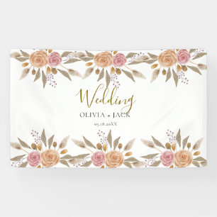 Lona Elegante Boda floral