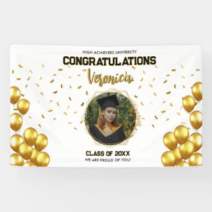 Lona Elegante cartel de la fiesta de graduación temátic