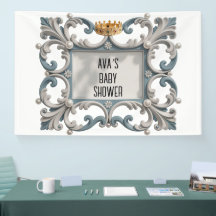 Elegante ducha barroca para niños