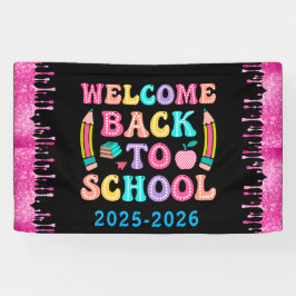 Lona Elegante escuela de oficina de escritura monográfi