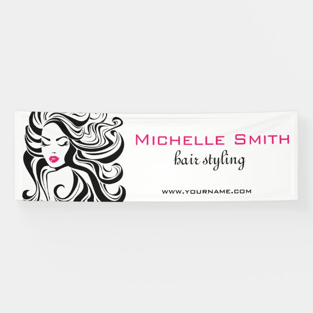 Lona Elegante extensiones de pelo de cabello de estilo  (Horizontal)