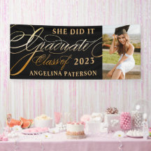 Elegante Graduado de Caligrafía de Oro de 23