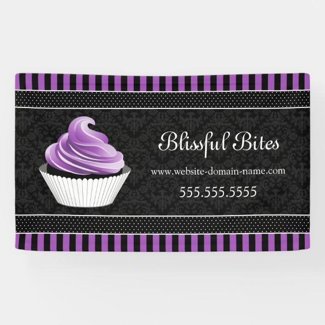 Lona Elegante pastel morado Damask (Horizontal)