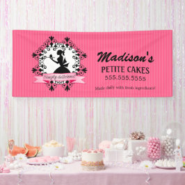 Lona Elegante pastelería Lady Silhouette