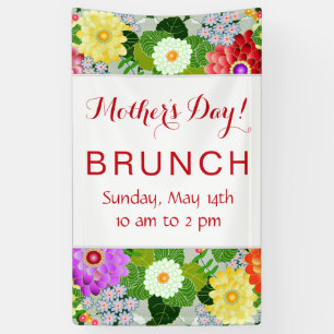 Lona Elegante patrón de jardín botánico floral