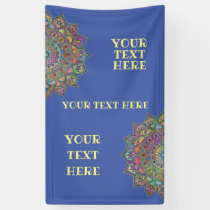 Lona Elegante y colorido Mandala estilo India 1