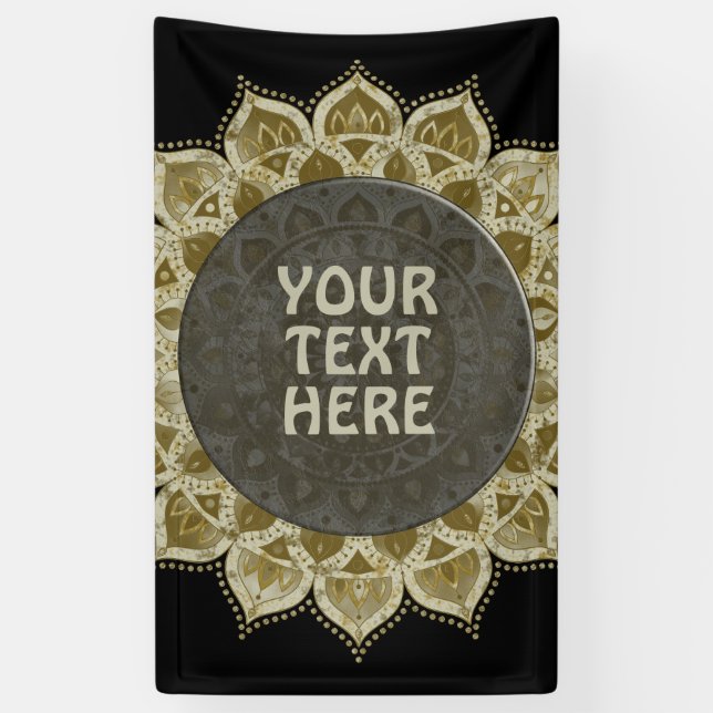 Lona Elegante y colorido Mandala estilo India 4 (Vertical)