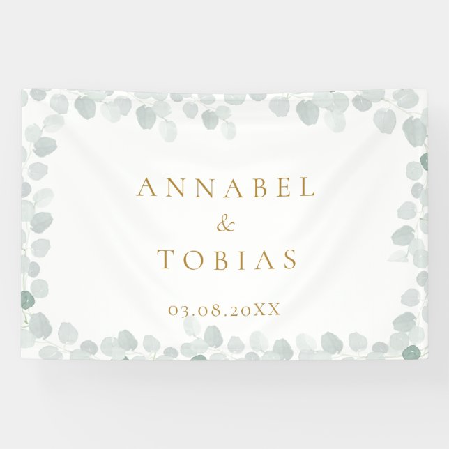 Lona Elegante y moderno Leafy (Horizontal)