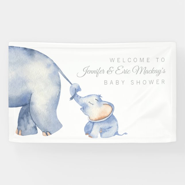 Lona Elephant Baby Shower (Horizontal)